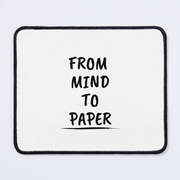 Item preview, from mind to paper - mental health, anxiety, and journaling designed and sold by Therapy by Sen.