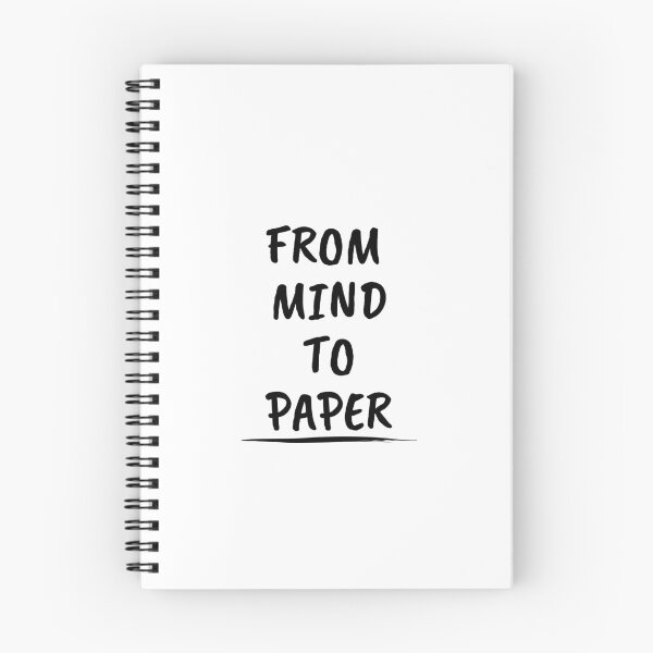 Item preview, from mind to paper - mental health, anxiety, and journaling designed and sold by Therapy by Sen.