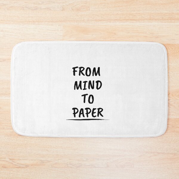 Item preview, from mind to paper - mental health, anxiety, and journaling designed and sold by Therapy by Sen.