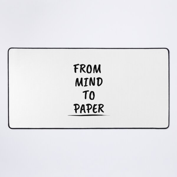 Item preview, from mind to paper - mental health, anxiety, and journaling designed and sold by Therapy by Sen.