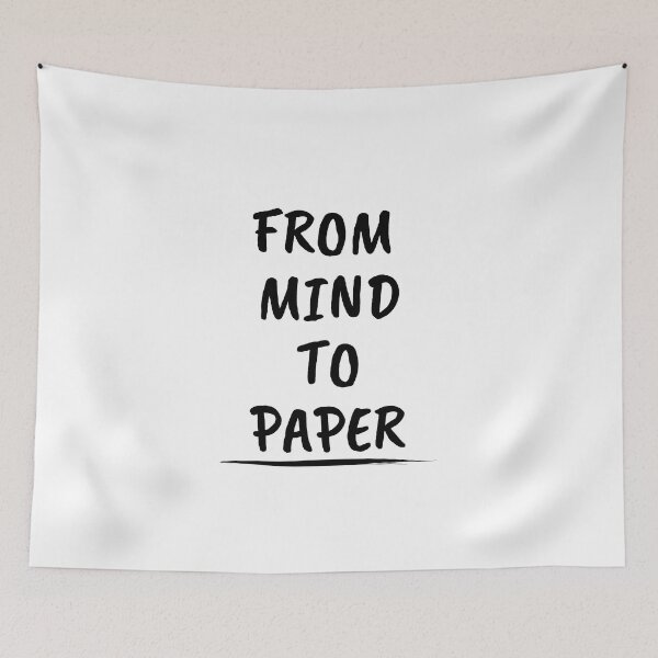 Item preview, from mind to paper - mental health, anxiety, and journaling designed and sold by Therapy by Sen.