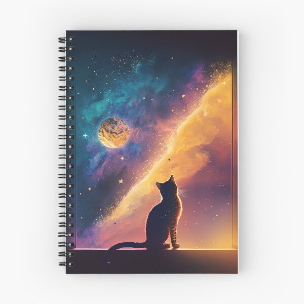 Item preview, George The Star Gazer Cat 1  designed and sold by idreamaboutcats.