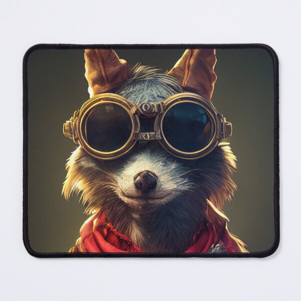 Item preview, Pirate Jackal Cyberpunk Anthropomorphic Futuristic designed and sold by MimozaStudio.