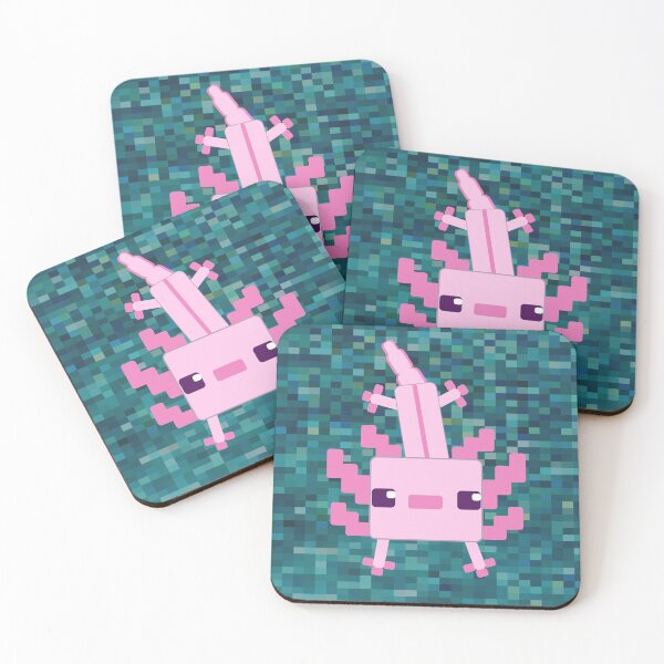 Item preview, Minecraft Inspired Axolotl  designed and sold by Ivy Impressions .