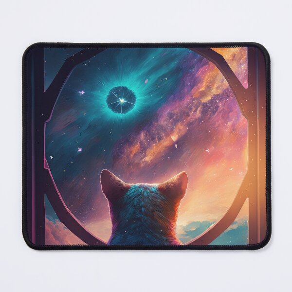 Item preview, George The Star Gazer Cat 12 designed and sold by idreamaboutcats.