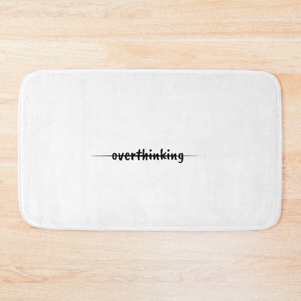 Item preview, no more overthinking - mental health, anxiety, and journaling designed and sold by Therapy by Sen.