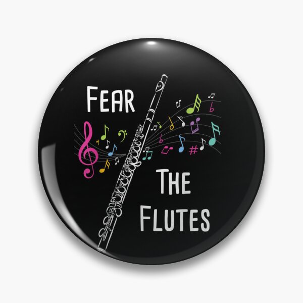 Item preview, Fear The Flutes, Flute Player Gift Flutist Marching Band Music Lover Musician designed and sold by ThePatternArt  ⭐⭐⭐⭐⭐.