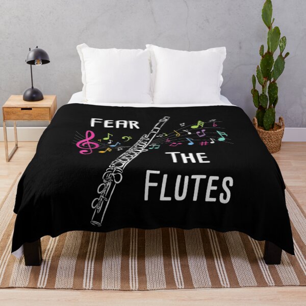 Item preview, Fear The Flutes, Flute Player Gift Flutist Marching Band Music Lover Musician designed and sold by ThePatternArt  ⭐⭐⭐⭐⭐.