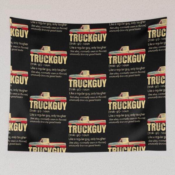 Item preview, Truck Guy Definition Grungy Funny Short Bed Pickup Bumpside Body designed and sold by CharJens.