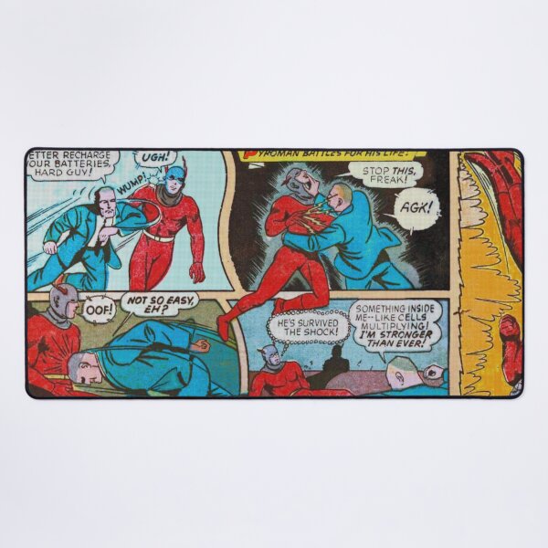 Item preview, Comic book retro super hero fighting scene | retro art aesthetic  designed and sold by spinolator.
