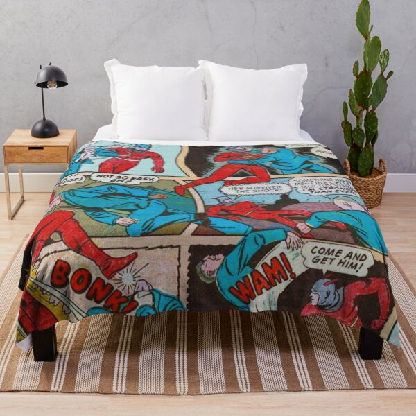 Item preview, Comic book retro super hero fighting scene | retro art aesthetic designed and sold by spinolator.