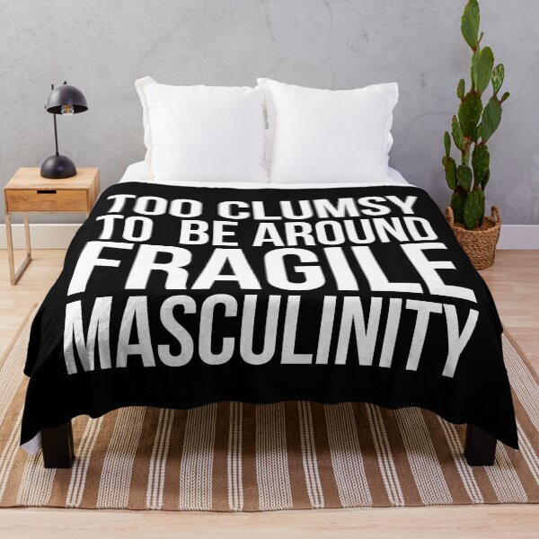 Item preview, I'm too clumsy to be around fragile masculinity ( Neon / Black) designed and sold by Africanism.