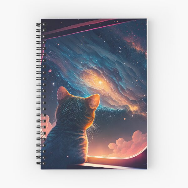 Item preview, George The Star Gazer Cat 9  designed and sold by idreamaboutcats.