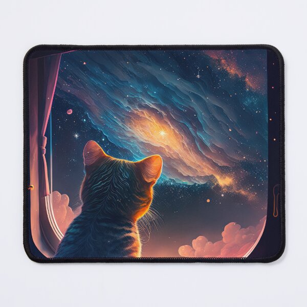 Item preview, George The Star Gazer Cat 9 designed and sold by idreamaboutcats.