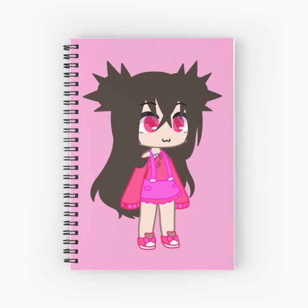 Sad Girl - Gacha club Girl with sweatshirt - Sad anime gacha chibi girl -  Gacha Club girls Spiral Notebook by gachanime