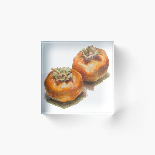 Item preview, Two Fuyu Persimmons designed and sold by WormLasagna.