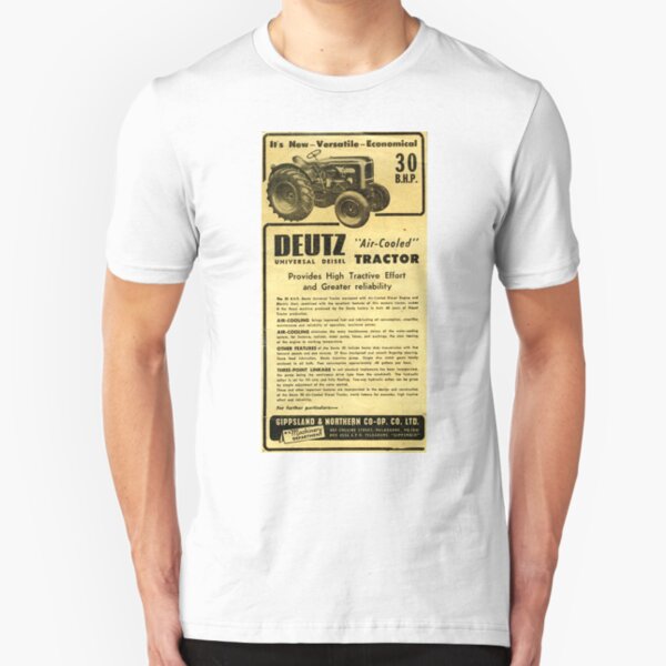 Deutz Vintage Tractor Slim Fit T-Shirt