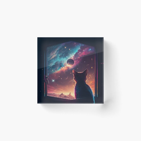 Item preview, George The Star Gazer Cat 11  designed and sold by idreamaboutcats.