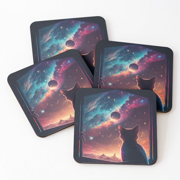 Item preview, George The Star Gazer Cat 11  designed and sold by idreamaboutcats.