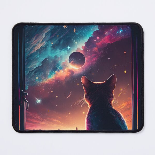 Item preview, George The Star Gazer Cat 11  designed and sold by idreamaboutcats.