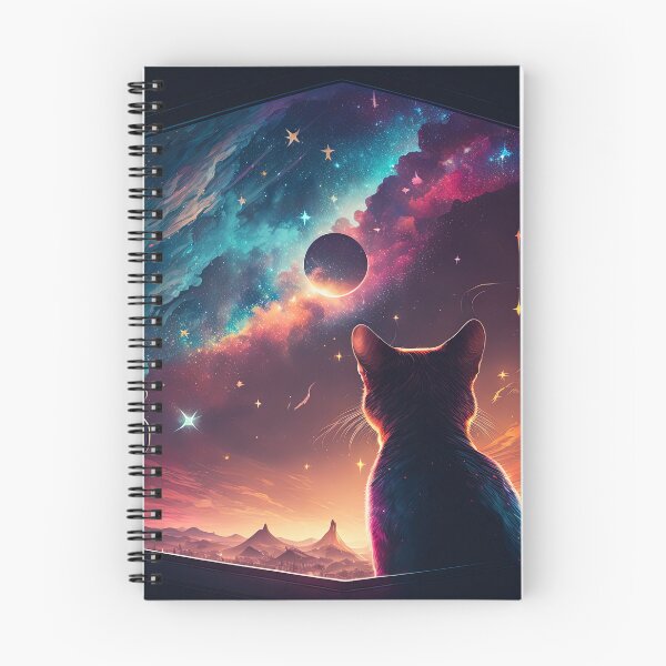 Item preview, George The Star Gazer Cat 11  designed and sold by idreamaboutcats.