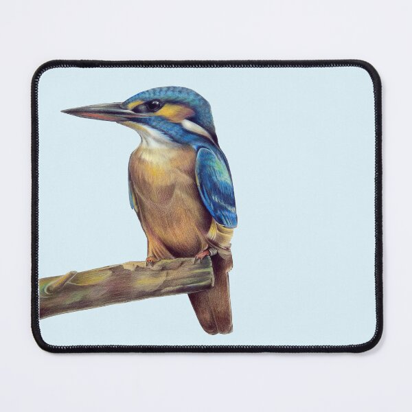 Item preview, Kingfisher - pale blue designed and sold by animal-spectrum.