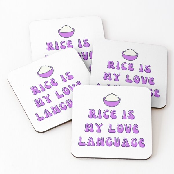 Item preview, RICE IS MY LOVE LANGUAGE designed and sold by KatisDesign.