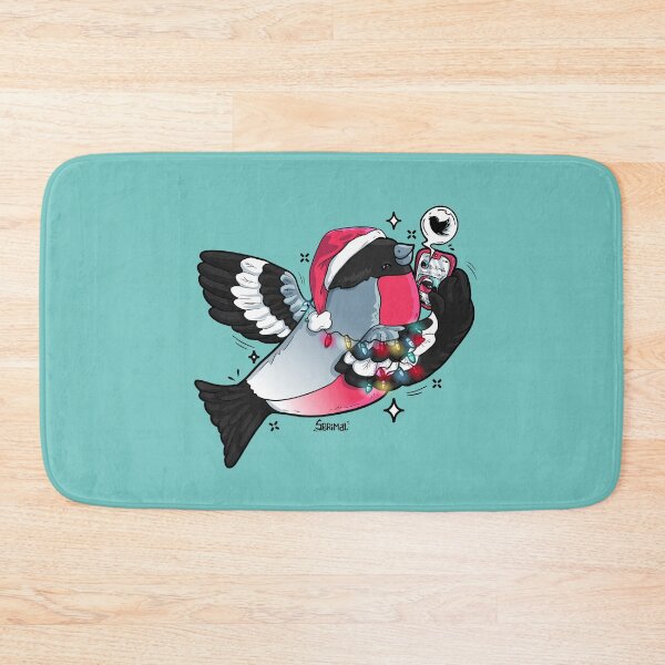 Item preview, Season's tweetings bullfinch designed and sold by SPIRIMAL.