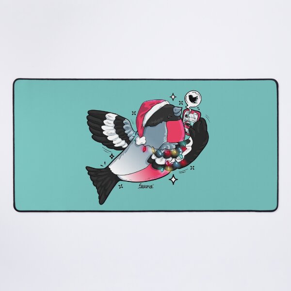 Item preview, Season's tweetings bullfinch designed and sold by SPIRIMAL.