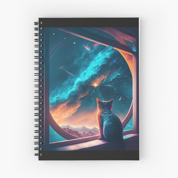 Item preview, George The Star Gazer Cat 10  designed and sold by idreamaboutcats.
