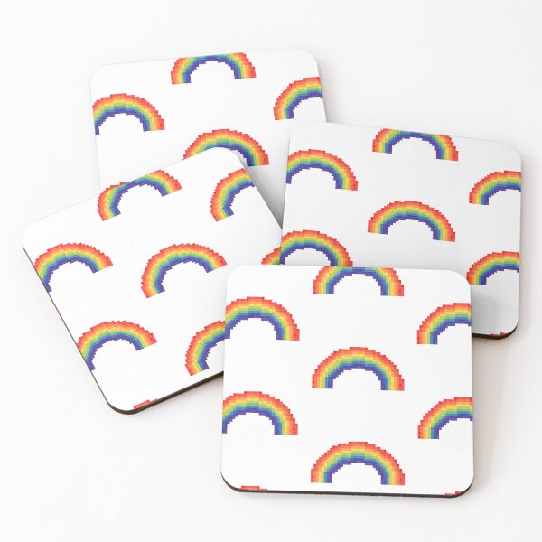 Item preview, Retro Pixelated Rainbow. designed and sold by 8BitTrip.