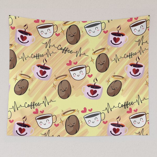 Item preview, Coffee break - may be coffee is addicted to me | coffee design | for coffee lovers |  designed and sold by Arteartz.
