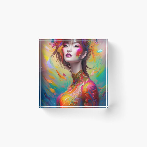 Item preview, The Beauty of the Unexpected: A Surreal Woman Portrait designed and sold by artmanikin.