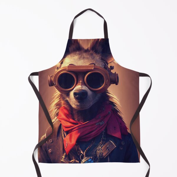 Item preview, Cyberpunk Pirate Hyena designed and sold by MimozaStudio.