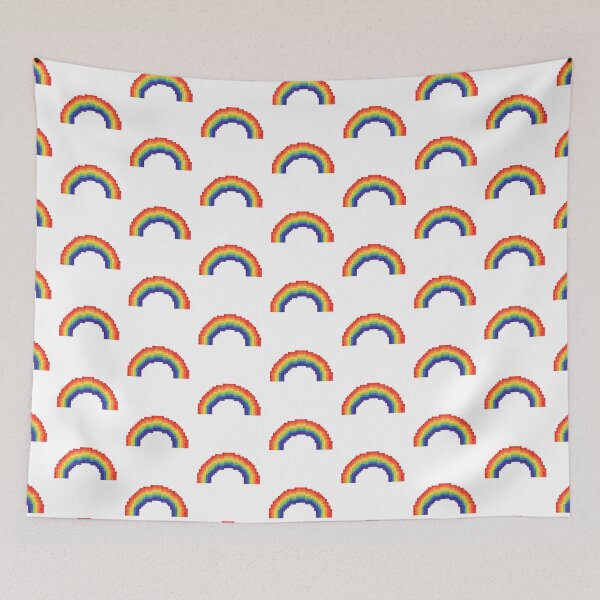 Item preview, Retro Pixelated Rainbow. designed and sold by 8BitTrip.