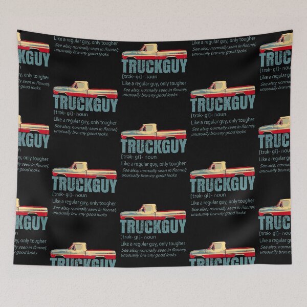 Item preview, Truck Guy Definition Grungy Funny Short Bed Pickup Bumpside Body designed and sold by CharJens.