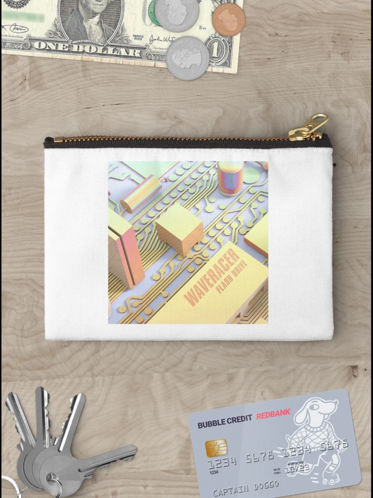 Thumbnail 3 of 4, Zipper Pouch, Wave Racer - Flash Drive designed and sold by LayerZeroOne.