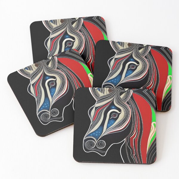 Item preview, Abstract horse head designed and sold by Astralia.