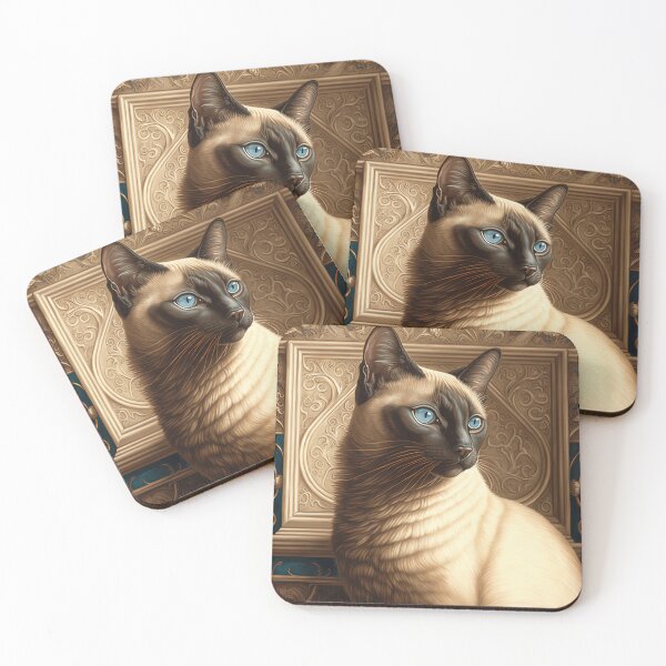 Item preview, Siamese Cat Queens 1  designed and sold by idreamaboutcats.