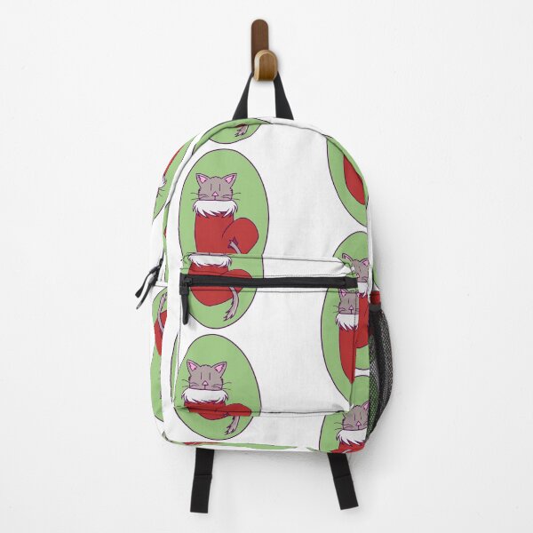 Item preview, Cute Cat in a Christmas Stocking With Lineart designed and sold by okkayve.