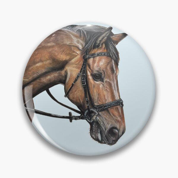 Item preview, Bay horse - blue designed and sold by animal-spectrum.