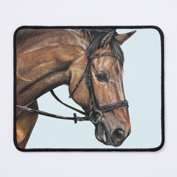 Item preview, Bay horse - blue designed and sold by animal-spectrum.
