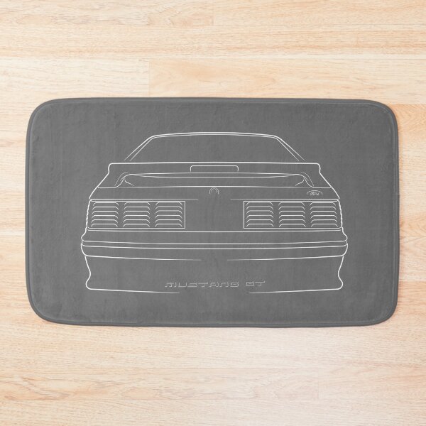 Item preview, Ford Mustang (fox body) - rear stencil, white designed and sold by mal-photography.