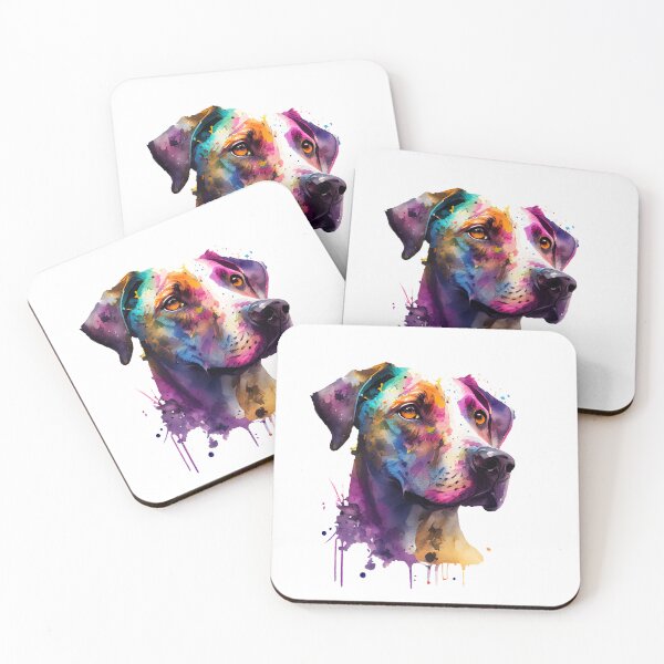 Item preview, Great Dane Dog Colourful Art | Watercolor Painting of the Great Dane designed and sold by KOTOdesign.