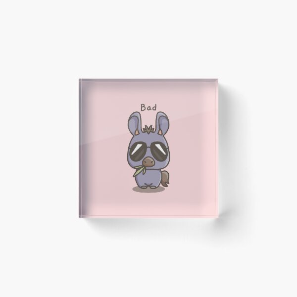 Item preview, Bad - Cute Little Donkey designed and sold by HappyDoodlen.