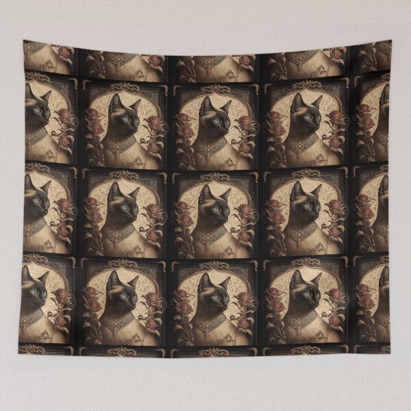 Item preview, Siamese Cat Queens 4  designed and sold by idreamaboutcats.