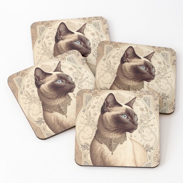 Item preview, Siamese Cat Queens 5  designed and sold by idreamaboutcats.