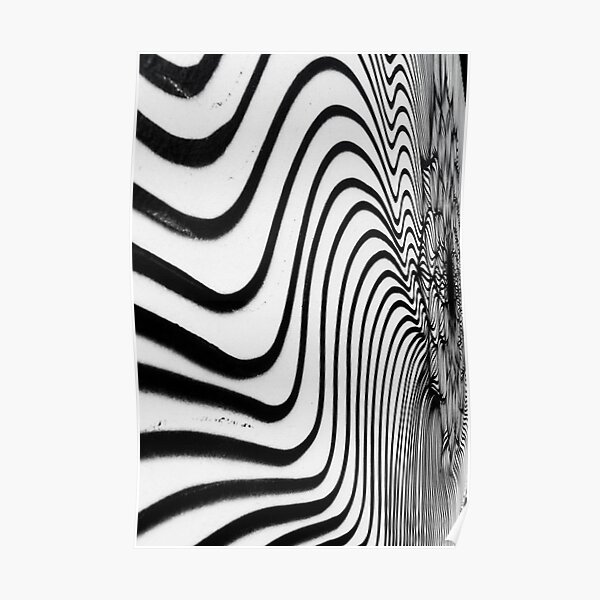 Swirl Stripes Poster