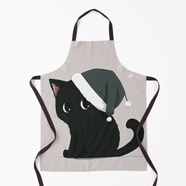 Aperçu de l'œuvre chat noir de noël créée et vendue par Chillapy.
