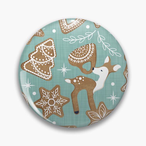 Artikelvorschau, Lebkuchen - Aqua entworfen und verkauft von appleyards.